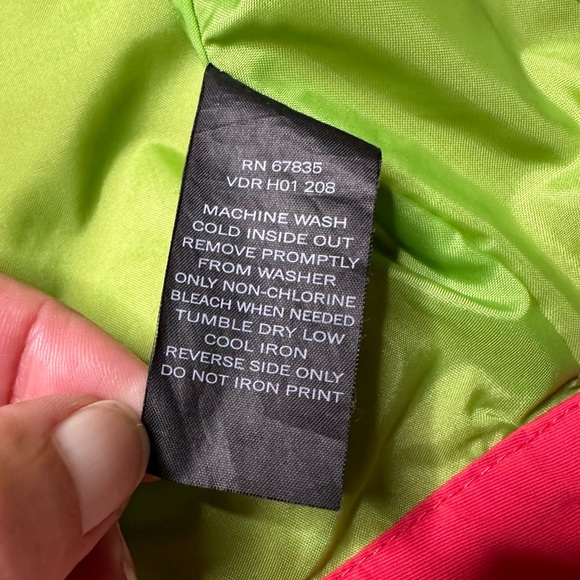 Nautica Full Zip Waterproof Hooded Windbreaker Jacket Girl’s 12-18M - Picture 10 of 12